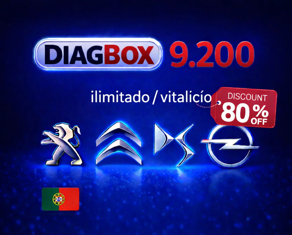 Diagbox 9.200 – Software de Diagnóstico Profissional PSA (Peugeot, Citroën, DS, Opel) - Pt